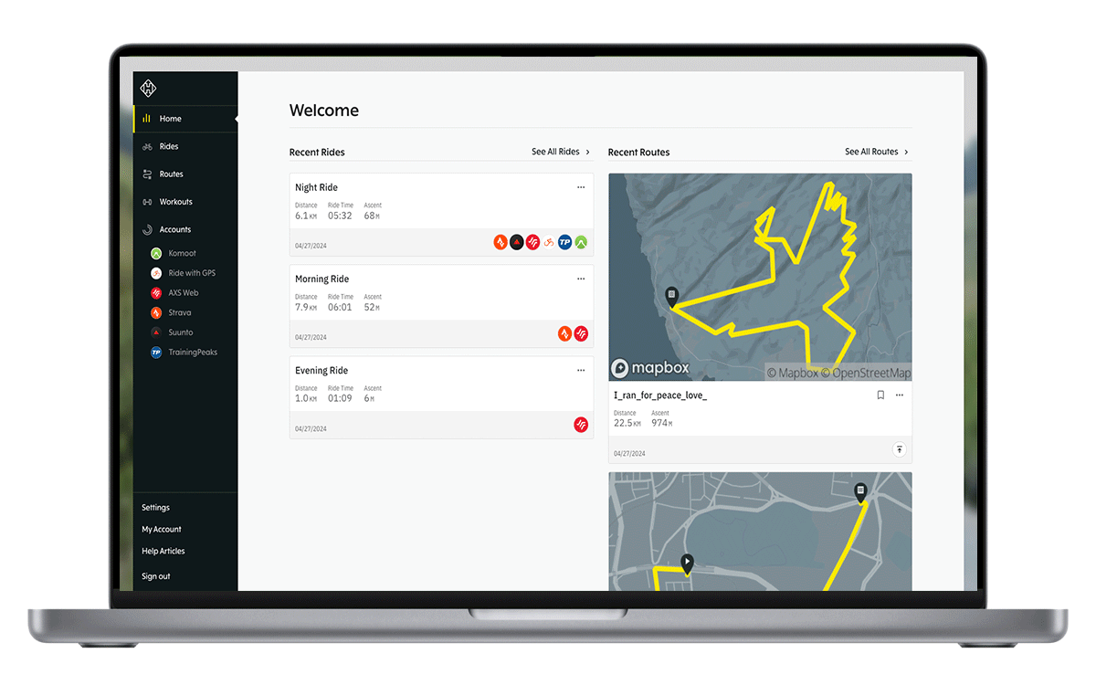 Dashboard Logging in and Signing out Hammerhead
