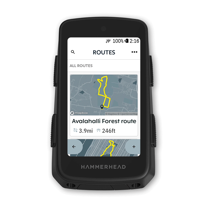 Karoo OS - Start a Ride 1.gif