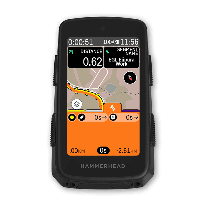 Karoo OS - Strava Live Segments 4.gif