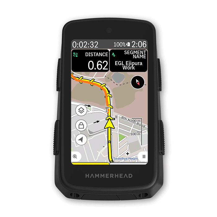 Karoo OS - Strava Live Segments 3.gif