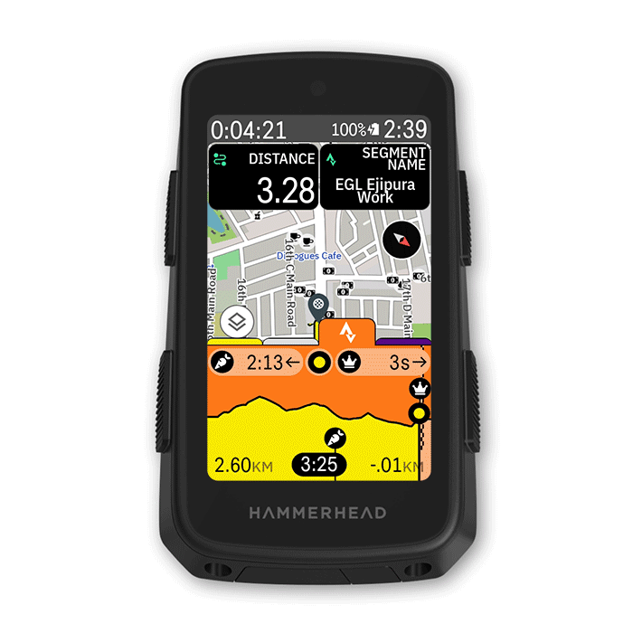 Karoo OS - Strava Live Segments 8.gif